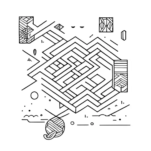 letters A b b a l I n e tattoo design idea