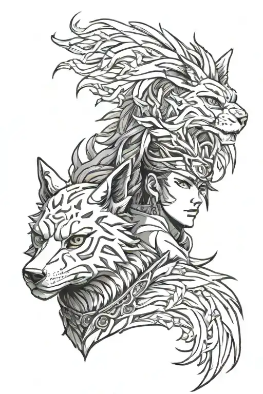 Naruto kurama hinata hyuga tattoo design idea