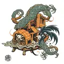 outer wilds game tattoo design idea