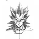 majin vegeta and itachi tattoo design idea