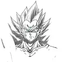 majin vegeta and itachi tattoo design idea