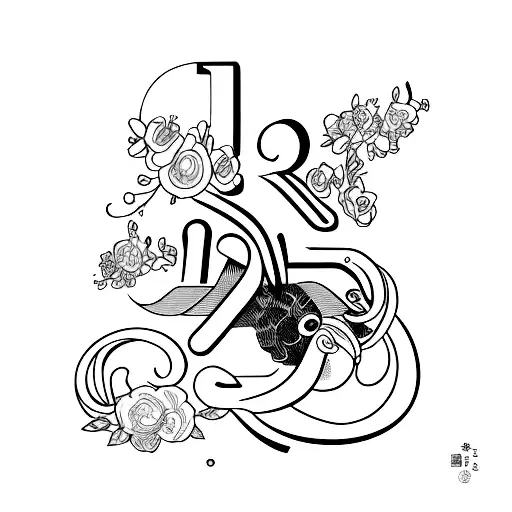 typography 샤가예그 tattoo design idea