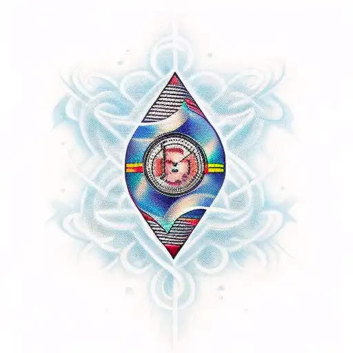 A tattoo of a synthesizer with waves of sound emanating from it tattoo design idea