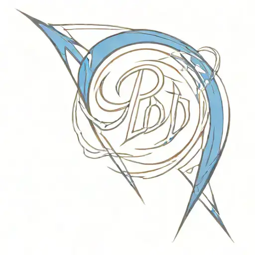 blue devils drum corps logo tattoo design idea