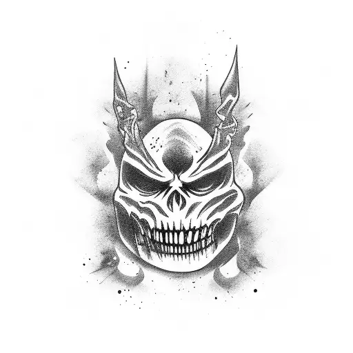 scary movie screa, tattoo design idea