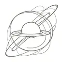 Saturn  SZA tattoo design idea