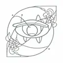 Saturn  SZA tattoo design idea