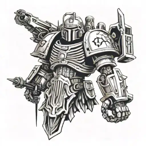 warhammer 40k  tattoo design idea
