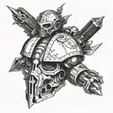 warhammer 40k  tattoo design idea
