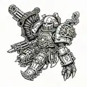 warhammer 40k  tattoo design idea