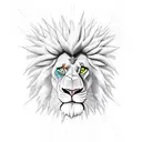king lion tattoo design idea