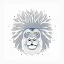 king lion tattoo design idea