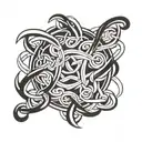 Celtic knotwork design tattoo design idea
