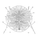 DNA tree tattoo design idea