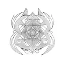 flute tattoo design idea