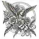 my mercy prevails over my wrath tattoo design idea