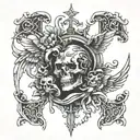 my mercy prevails over my wrath tattoo design idea
