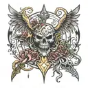 my mercy prevails over my wrath tattoo design idea