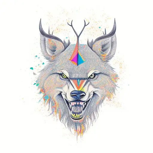 Hirsch  tattoo design idea