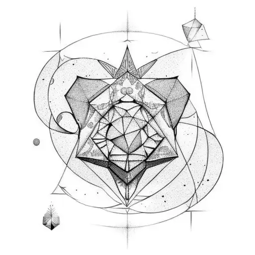 Mond, Schwert, liebe, Traumfänger  tattoo design idea