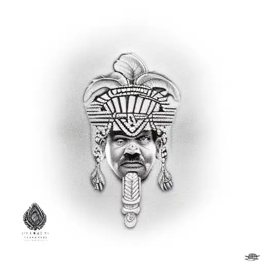 Puerto Rican Indian  tattoo design idea