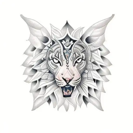 Indian Puerto Rican  tattoo design idea