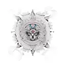 Puerto Rican Indian  tattoo design idea