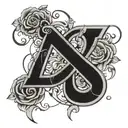 Lettere I v m made tattoo design idea