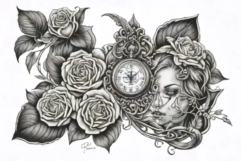 If we're lucky we have a long time to consider what beauty means One thing I know: there is no beauty without pain woman tattoo design idea