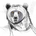 Bear tattoo design idea
