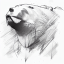 Bear tattoo design idea