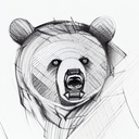 Bear tattoo design idea
