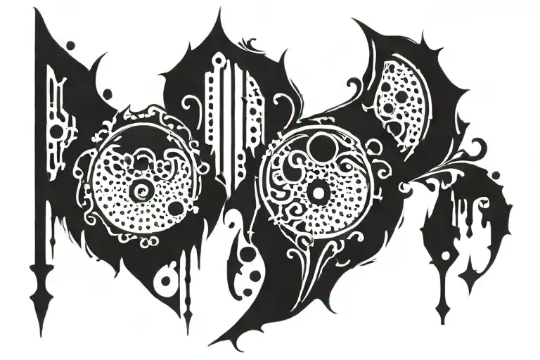 braille tattoo design idea