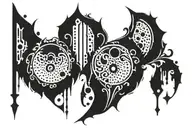 braille tattoo design idea