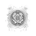 An artistic representation of Argentina's culture tattoo design idea