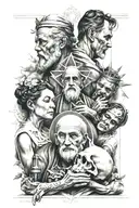 religion, family tattoo design idea
