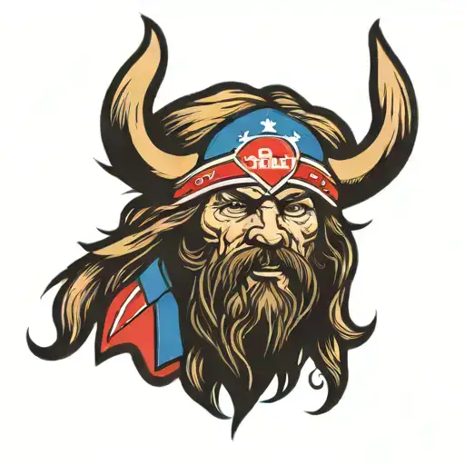 Jesus christ as a buffalo bills fan tattoo design idea