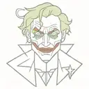 joker card tattoo design idea