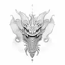 maya dragon tattoo design idea