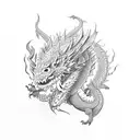 maya dragon tattoo design idea
