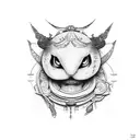 folk on the road tattoo design idea