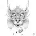 narrow gate tattoo design idea