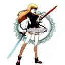 Sword tattoo design idea