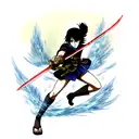 Sword tattoo design idea