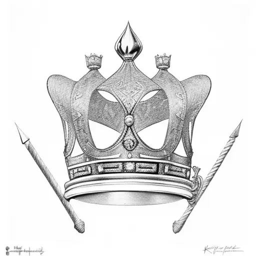 'Smith' King's Crown  tattoo design idea