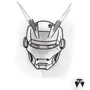 ironman tattoo design idea