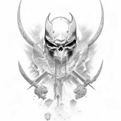 sicillian trinacria tattoo design idea