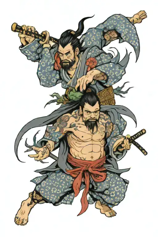 bushido tattoo design idea