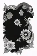 orisha Odé and Otim tattoo design idea