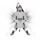 Mongol Warrior tattoo design idea